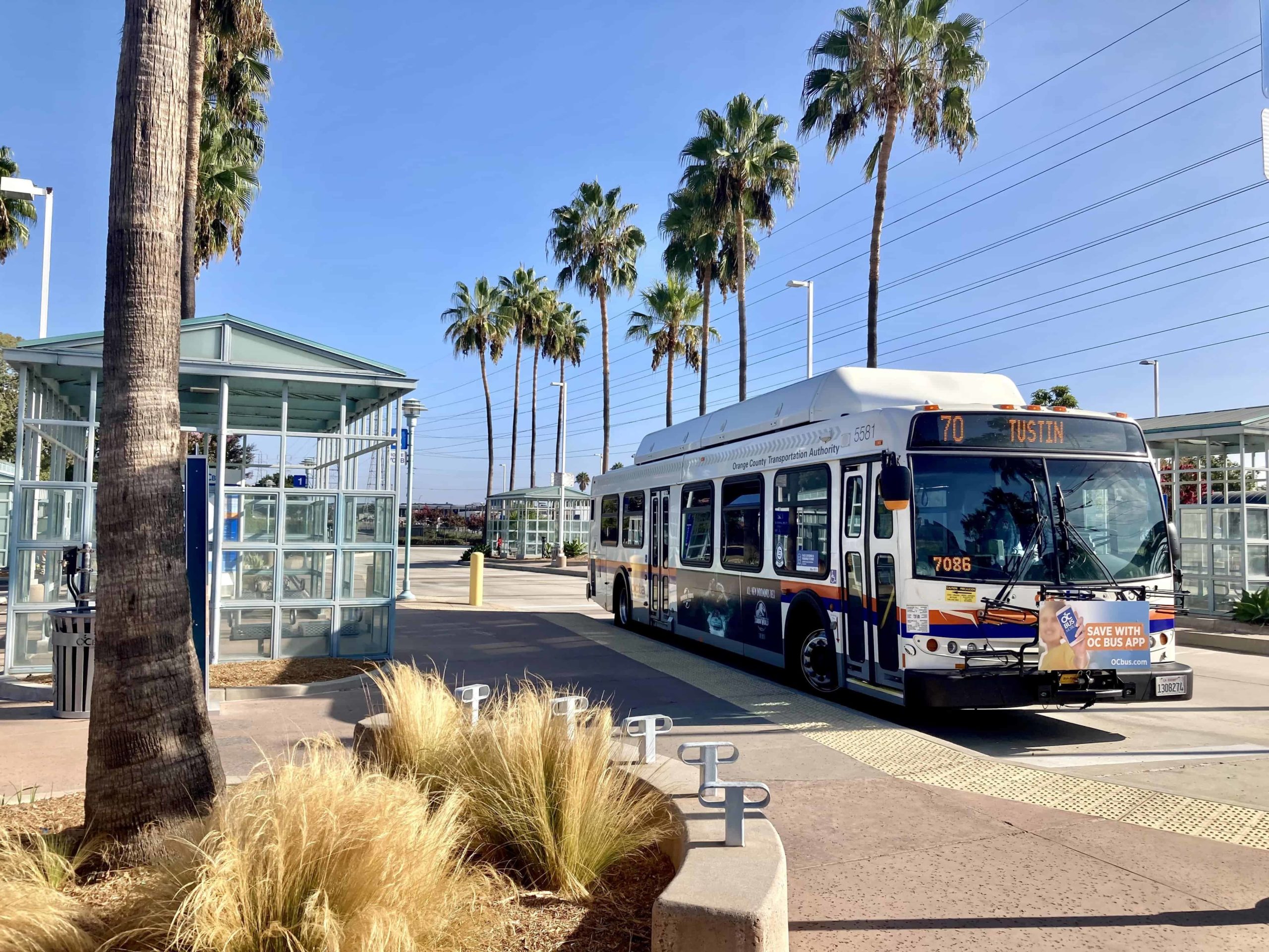 OC Bus In Huntington Beach